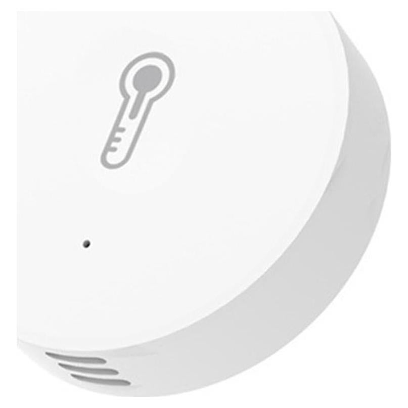 Sensor de Temperatura y Humedad Haozee Zigbee, 4x4 cm