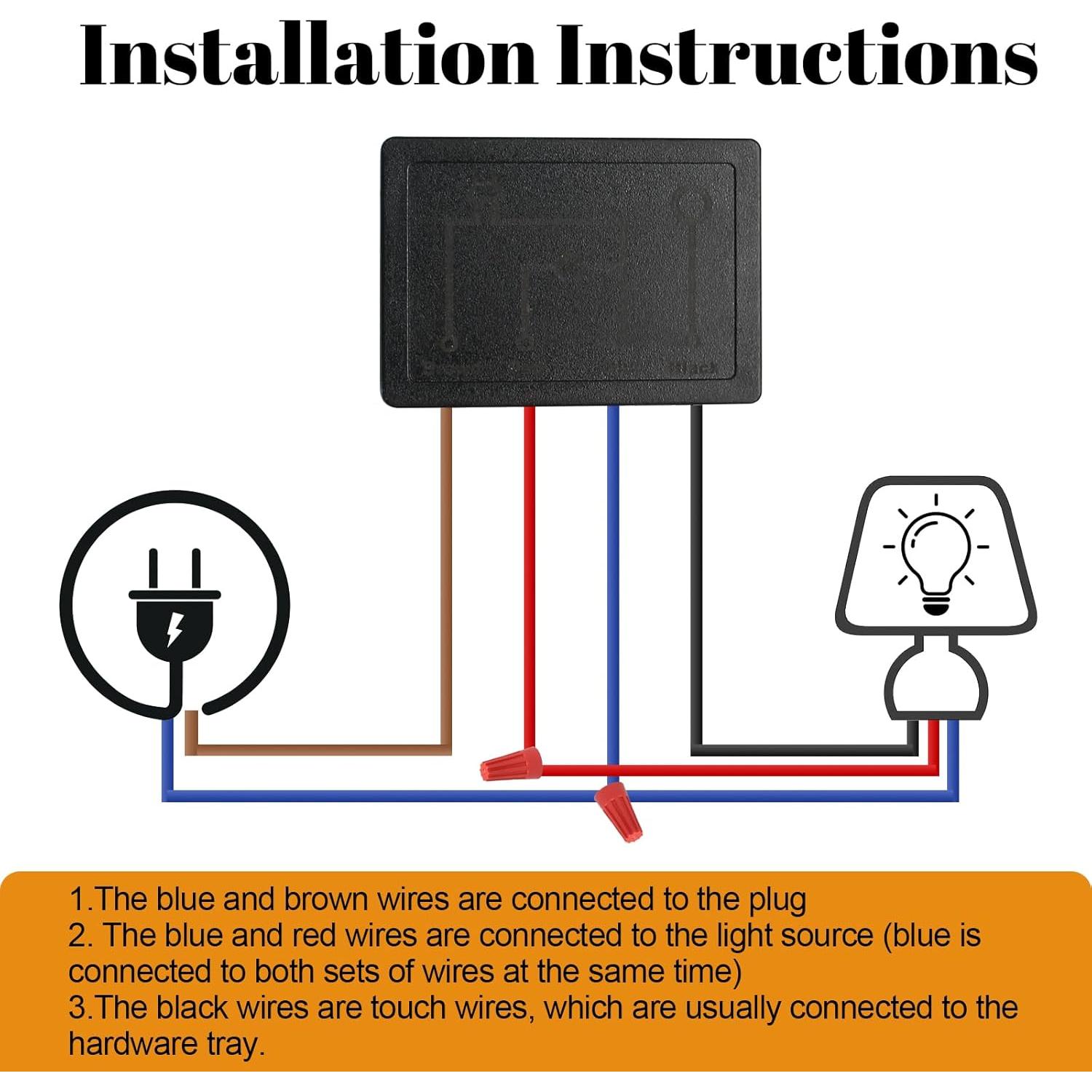 Interruptores Táctiles de Atenuación LifCratms - Paquete de 2