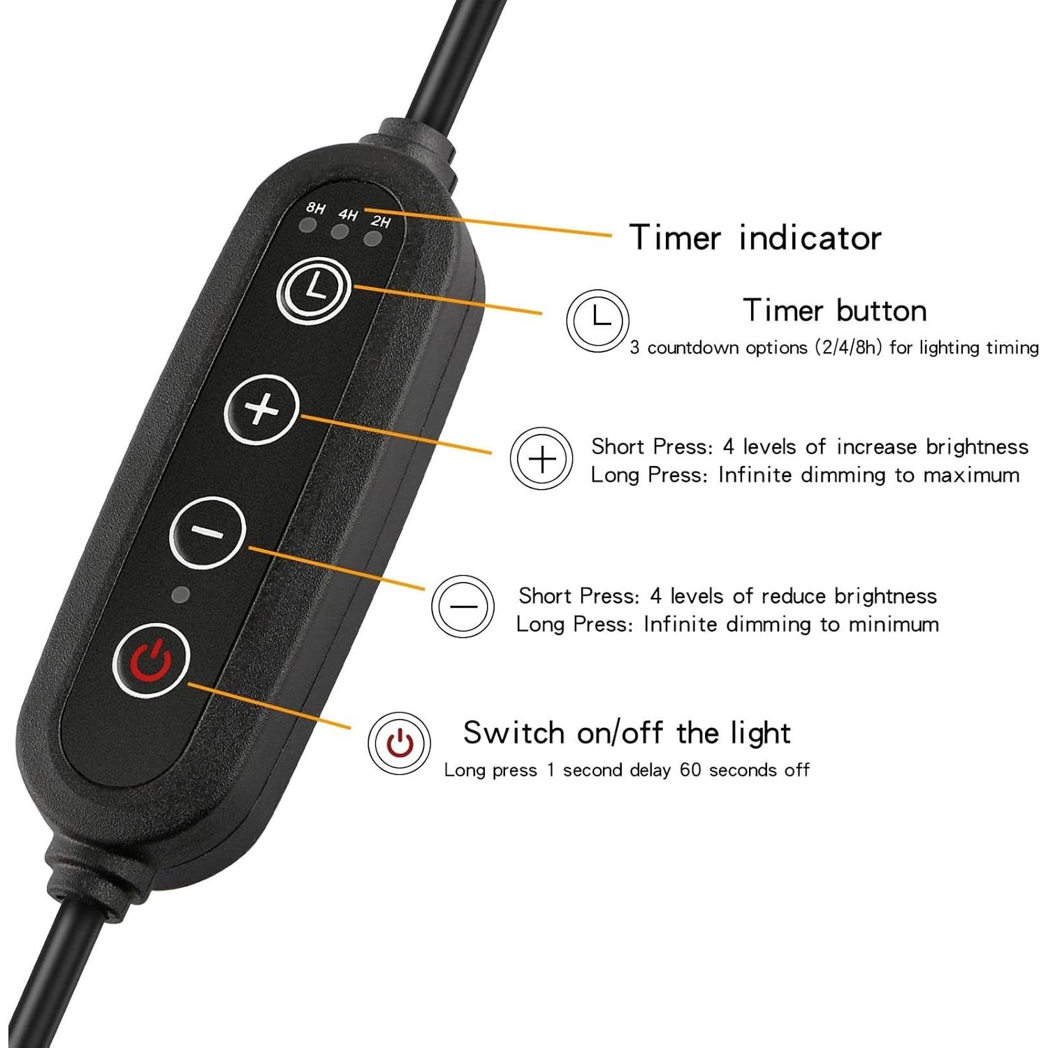 Interruptor de Atenuador Temporizado Chestele 1.8m 100W