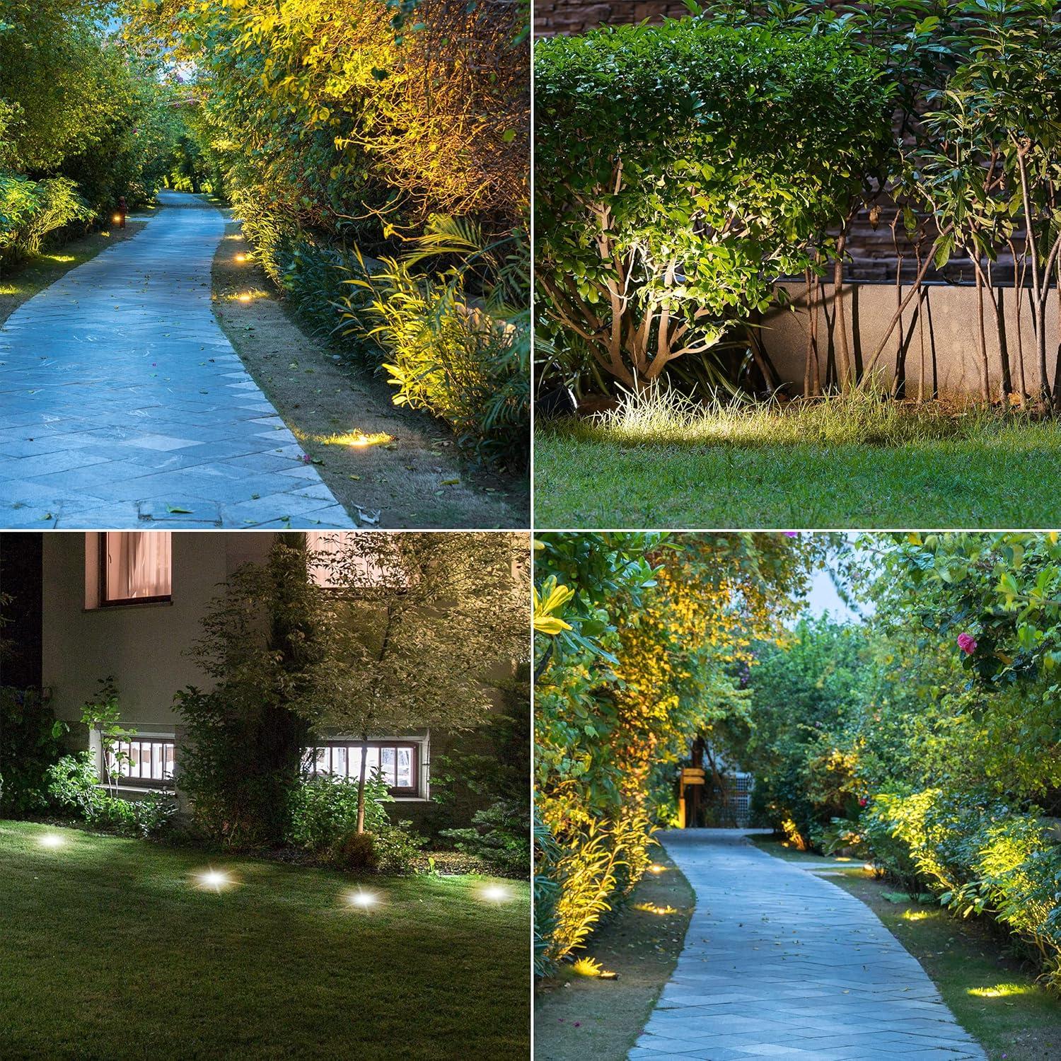 Luces Solares para Jardín Sunco LED 12 Piezas 5000K Impermeables