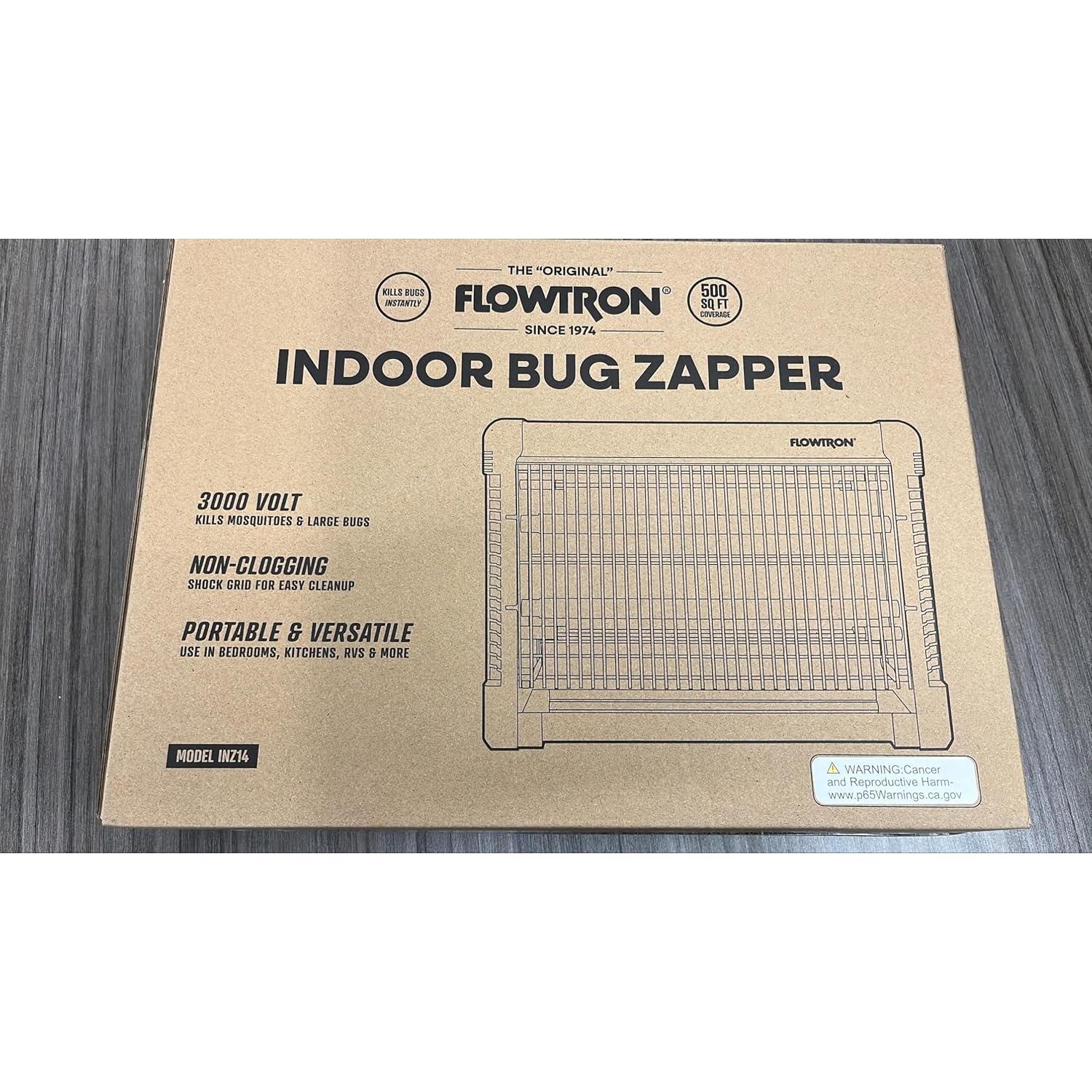 Zapper de Insectos Flowtron 16W UV Doble 500 m² Interior