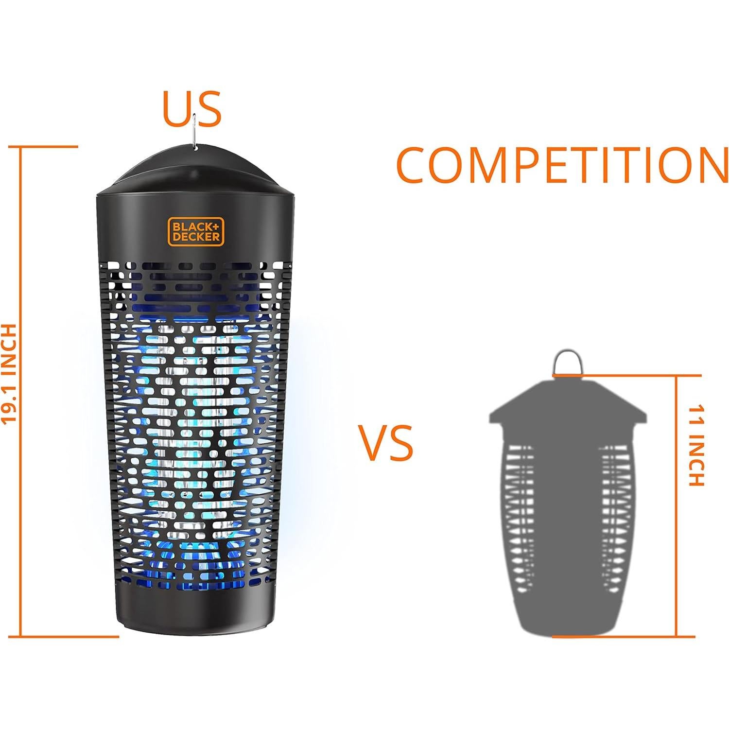 Zapper de Insectos Eléctrico BLACK+DECKER 0.2 Hectáreas