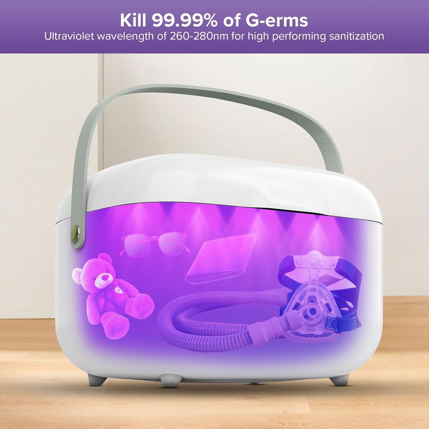 Caja Desinfectante UV SANSI 10W 5.1L, Esteriliza en 5 Minutos