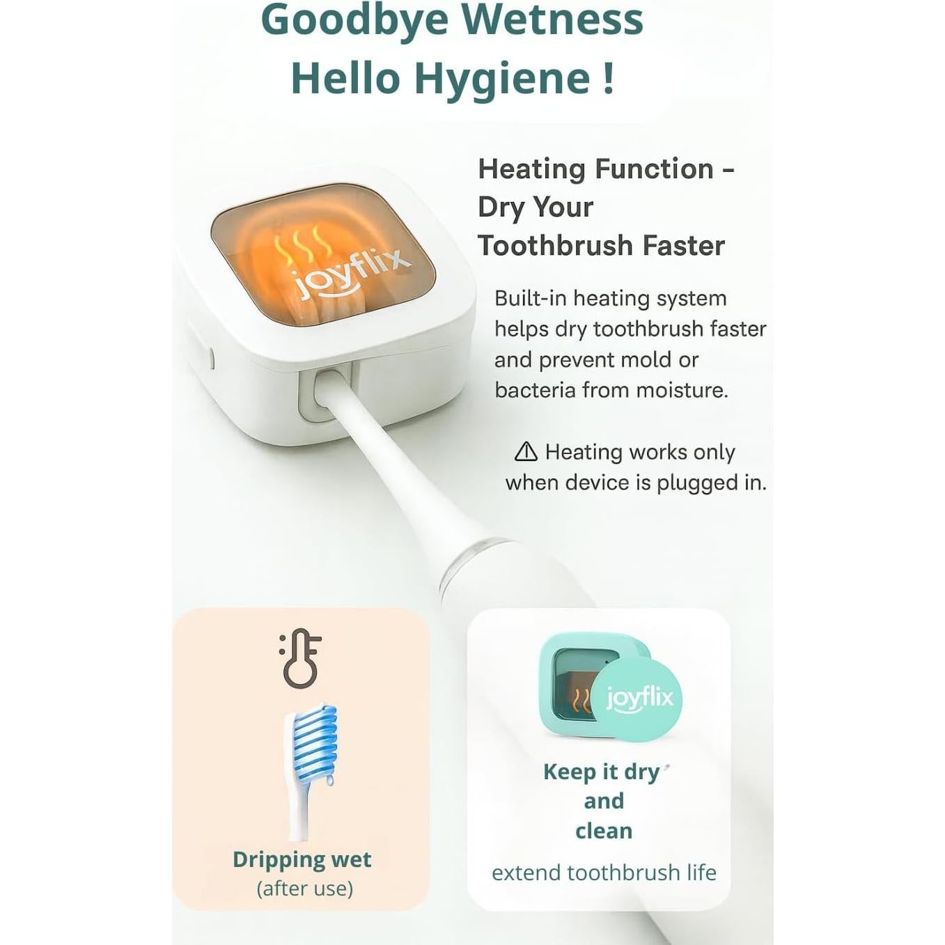 Desinfectante UV-C para Cepillos de Dientes Joyflix - Portátil y Recargable