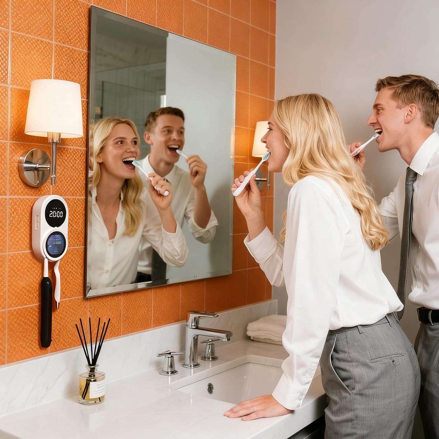 Soporte Desinfectante de Cepillos de Dientes iHave F6-W UV