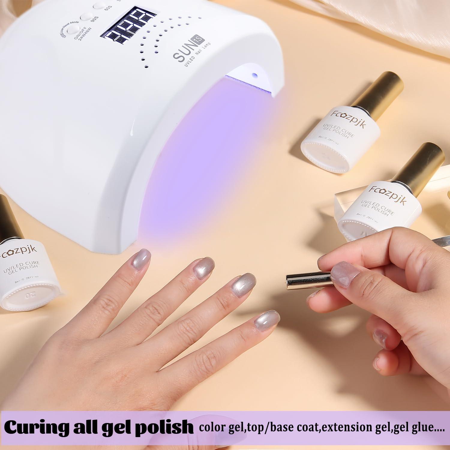 Secador de Uñas UV LED 48W Jinfei con 30 Perlas y Temporizador