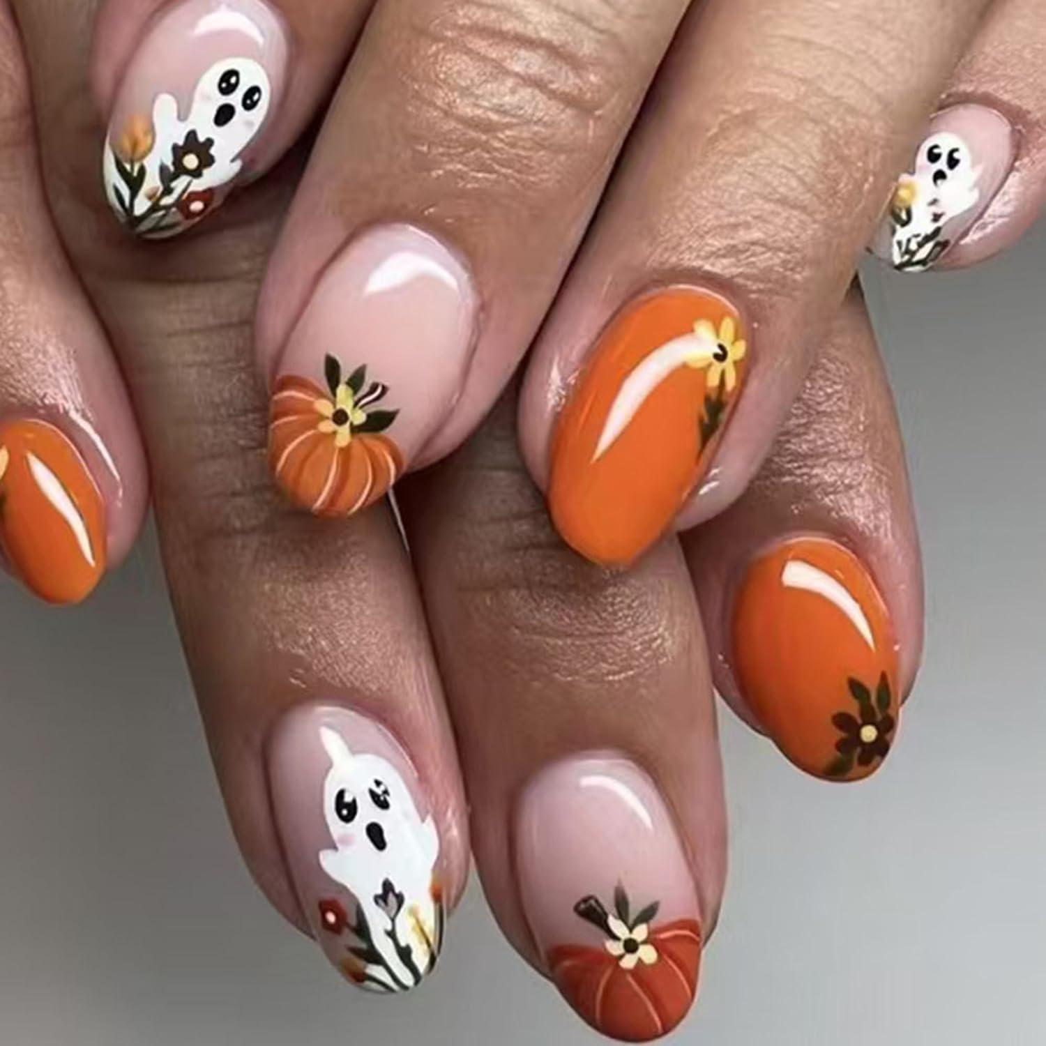 Kit de Estampado de Uñas de Halloween Mtruil - Fantasmas y Más