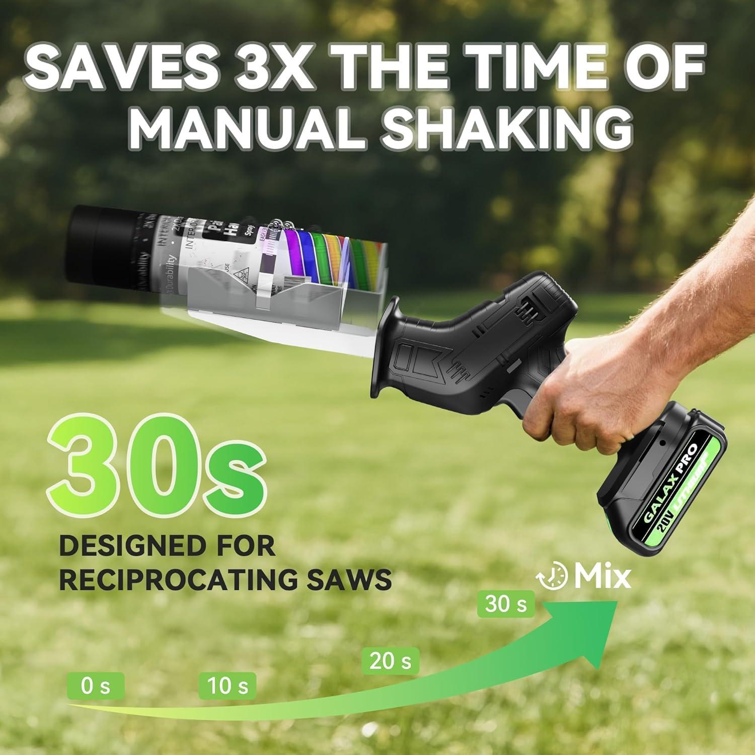 Agitador de Lata de Pintura BVHAB ST-001 Acero Inoxidable 2-3"