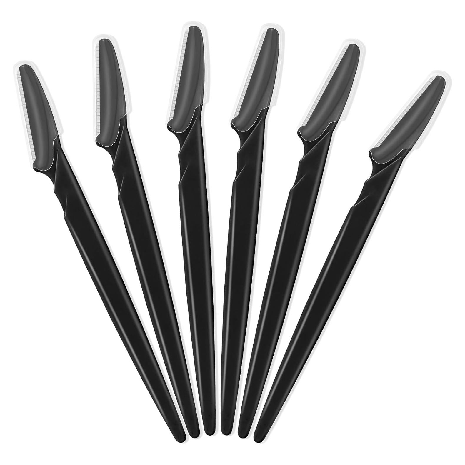 Juego de 6 Cuchillas Faciales Multipropósito JHZMCRX Negro