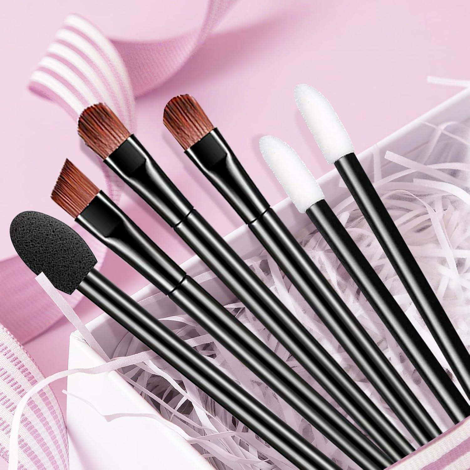 Juego de Brochas Desechables AUHOKY 250 Piezas para Maquillaje