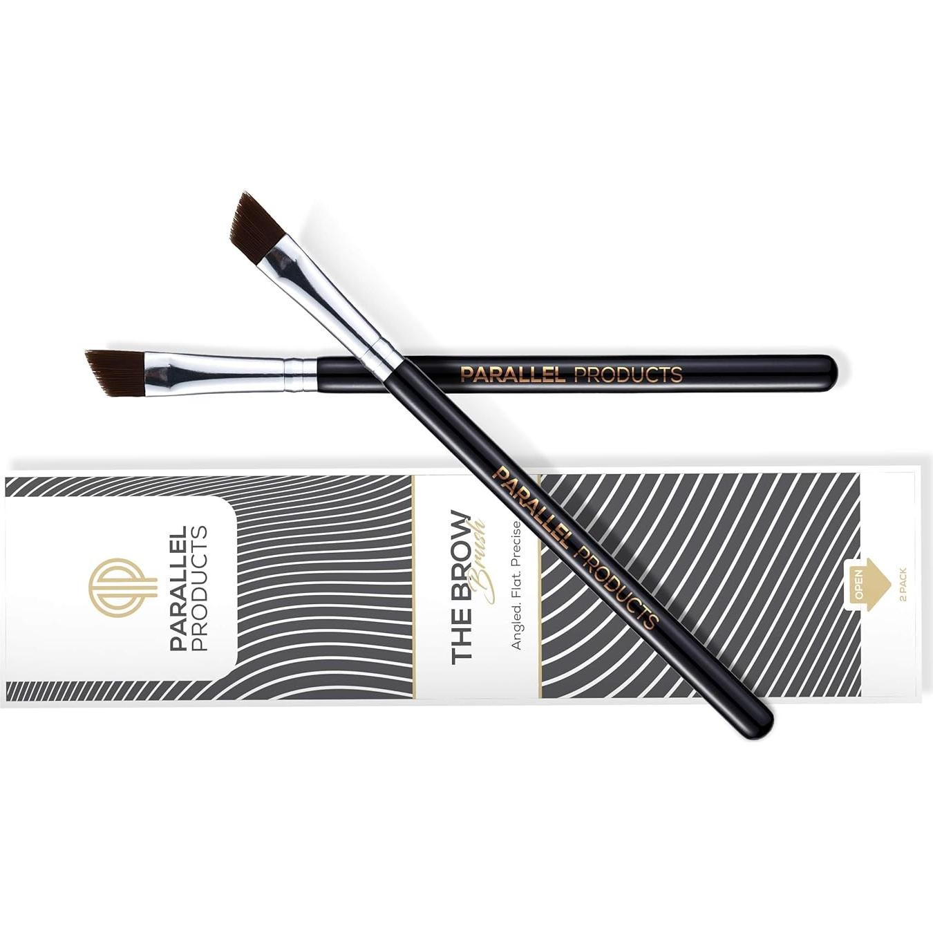 Cepillo de Cejas Angulado Premium Productos Paralelos - Paquete de 2
