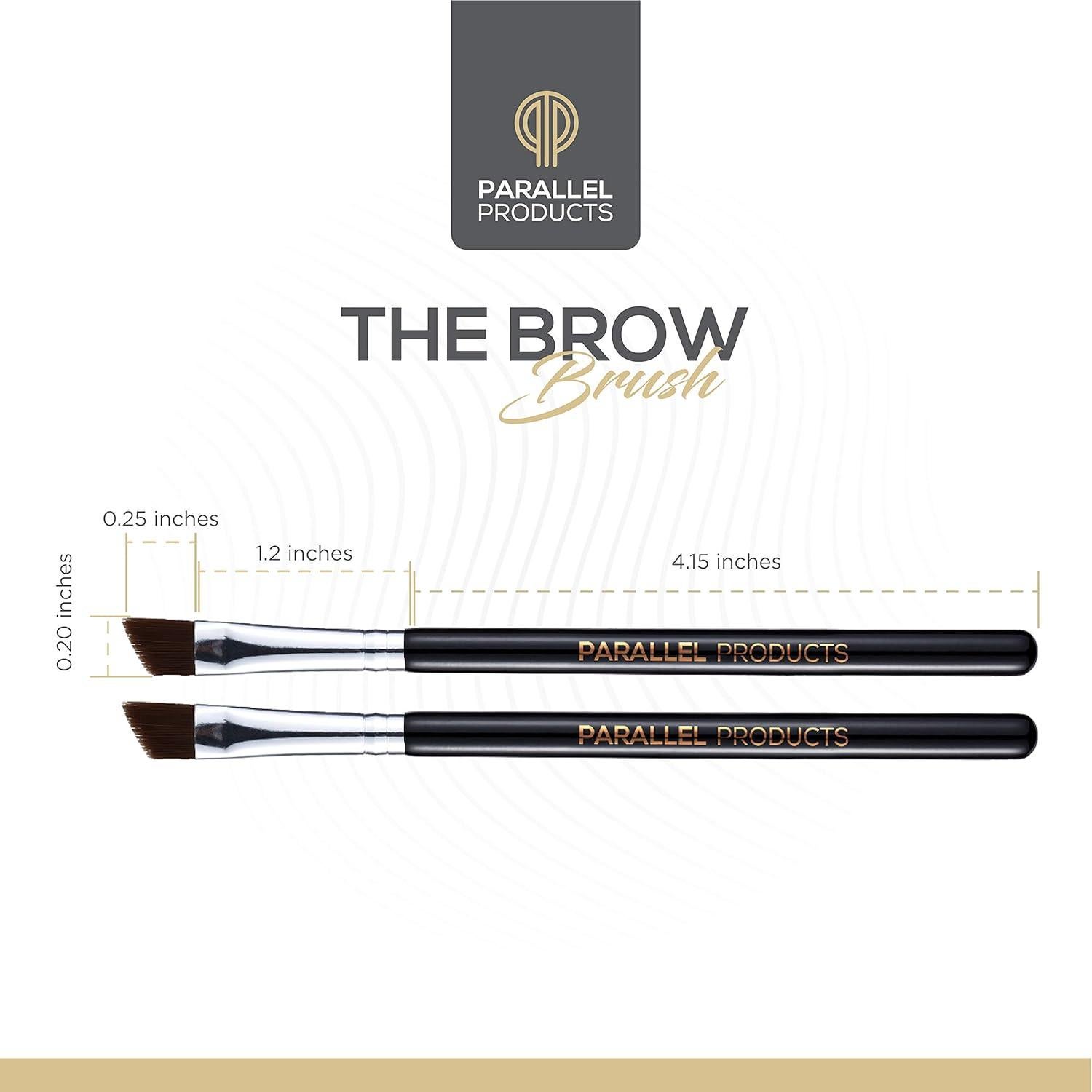 Cepillo de Cejas Angulado Premium Productos Paralelos - Paquete de 2