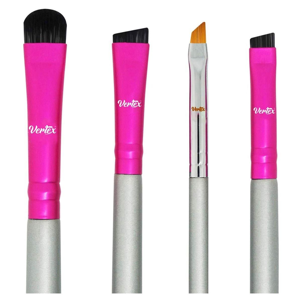Kit de Cepillos para Cejas Vertex Beauty - Angulados y Spoolie