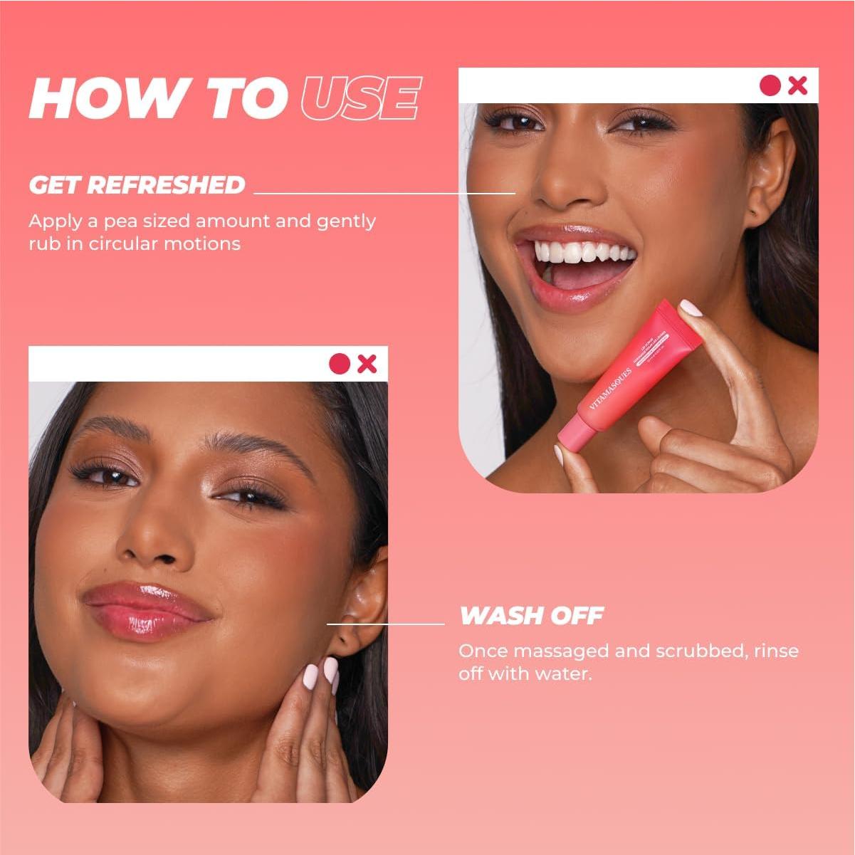 Exfoliante Labial Vitamasques de Azúcar Sandía 10ml