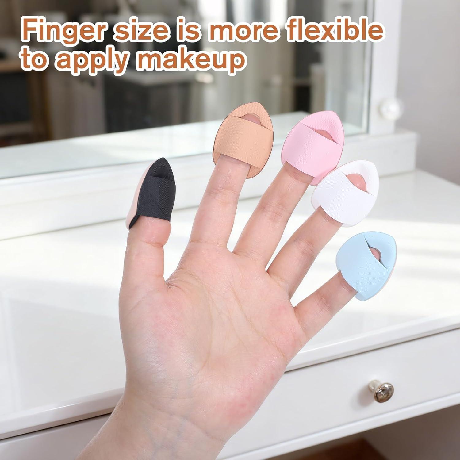 Set de 40 Puffs de Maquillaje Jeffdad - Suaves y Reutilizables