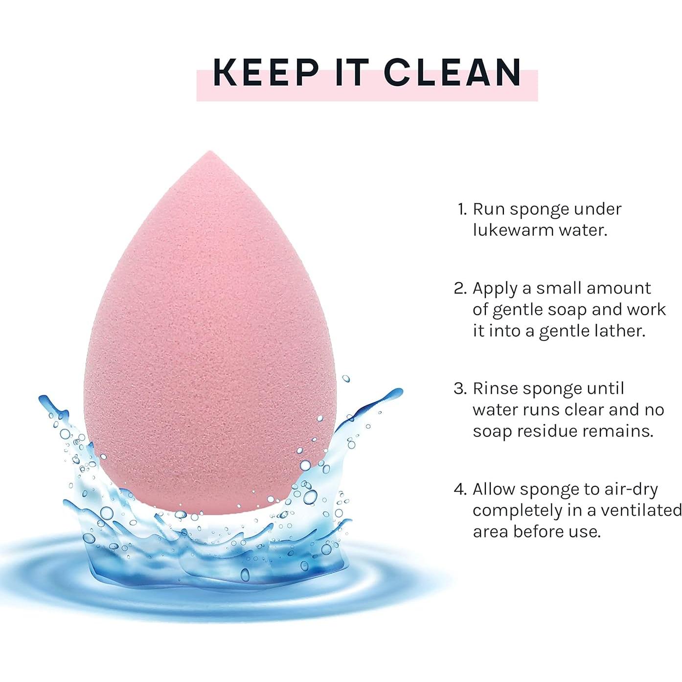 Conjunto de 6 Esponjas de Maquillaje AOA Studio Sin Látex