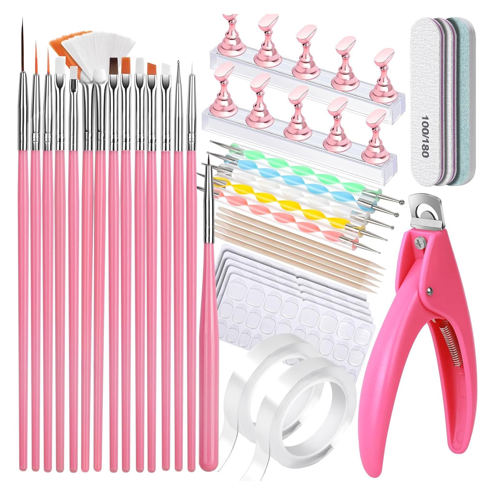 Kit de Herramientas de Arte de Uñas FANDAMEI - 38 Piezas