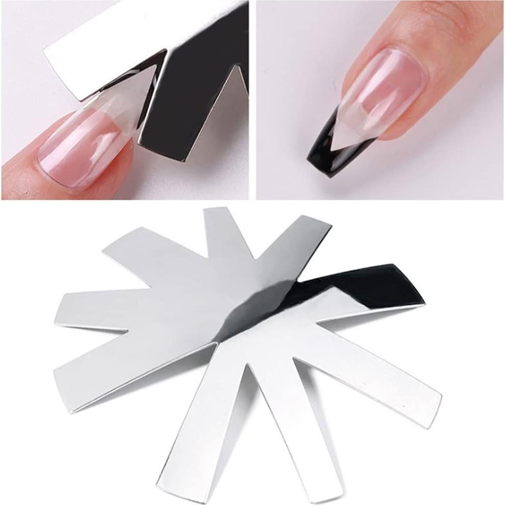 Cortador de Uñas Francesas Lokyango 7 Piezas Set Acero Inoxidable