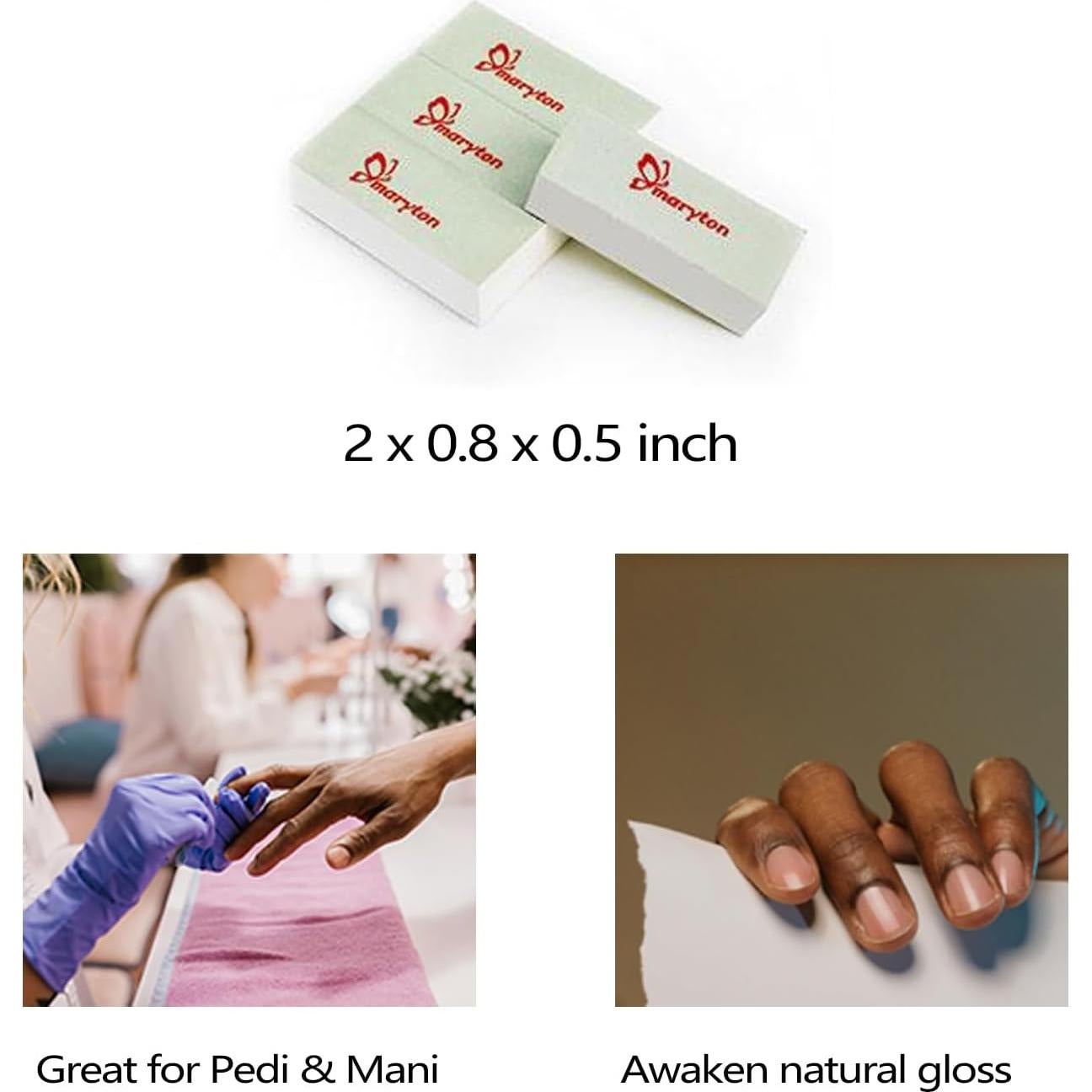 Kit de Pulido de Uñas Maryton Mini 36 Piezas - Brillo y Pulido