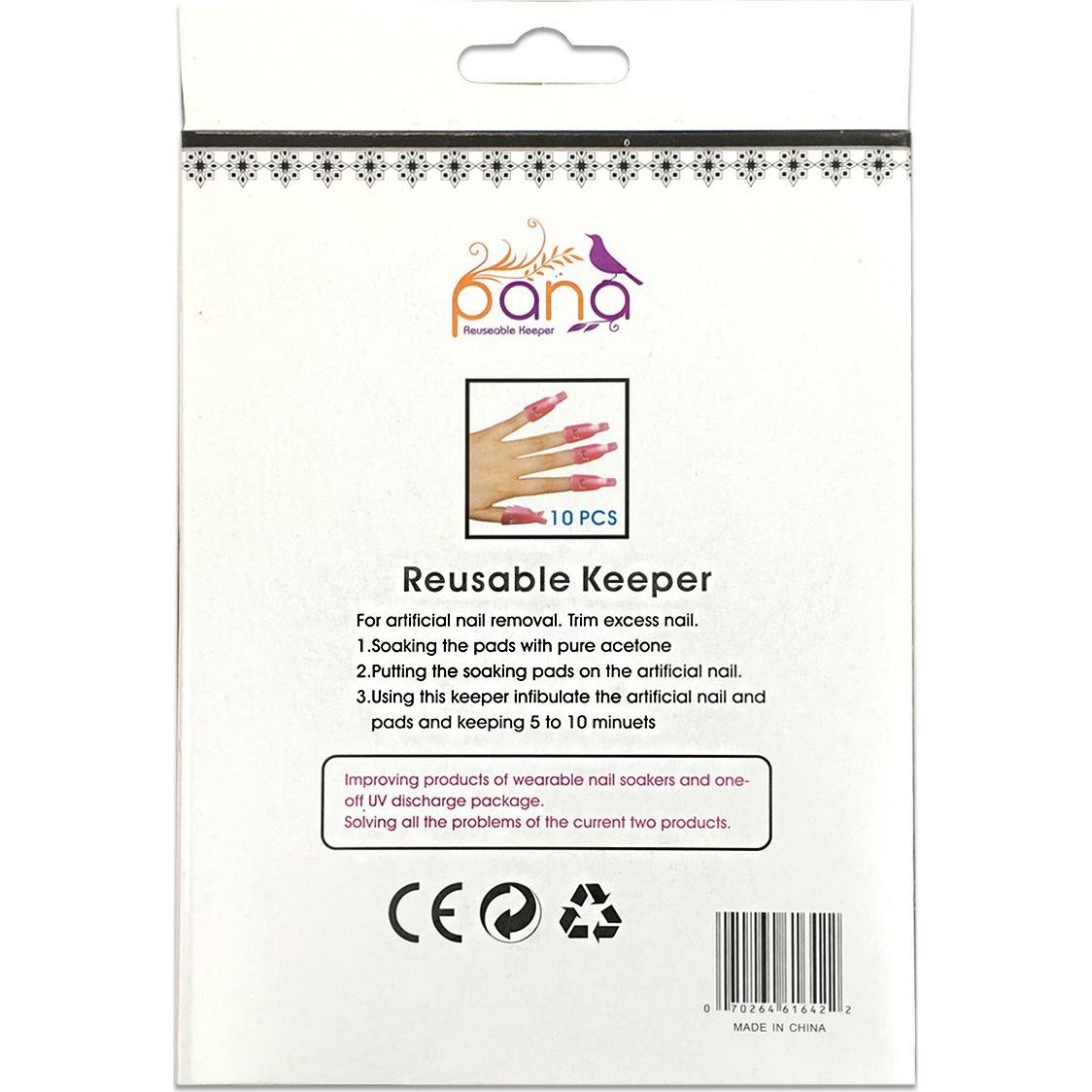 Pana Keeper Acrílico para Uñas - 10 Piezas Verde Azulado