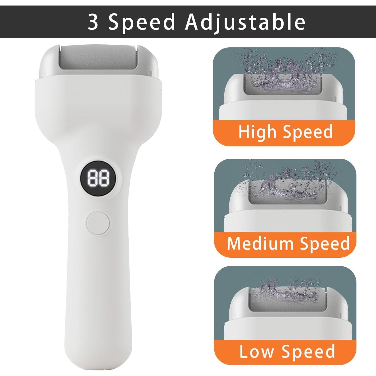 Removedor de Callos Eléctrico JDUanL Recargable 3 Velocidades