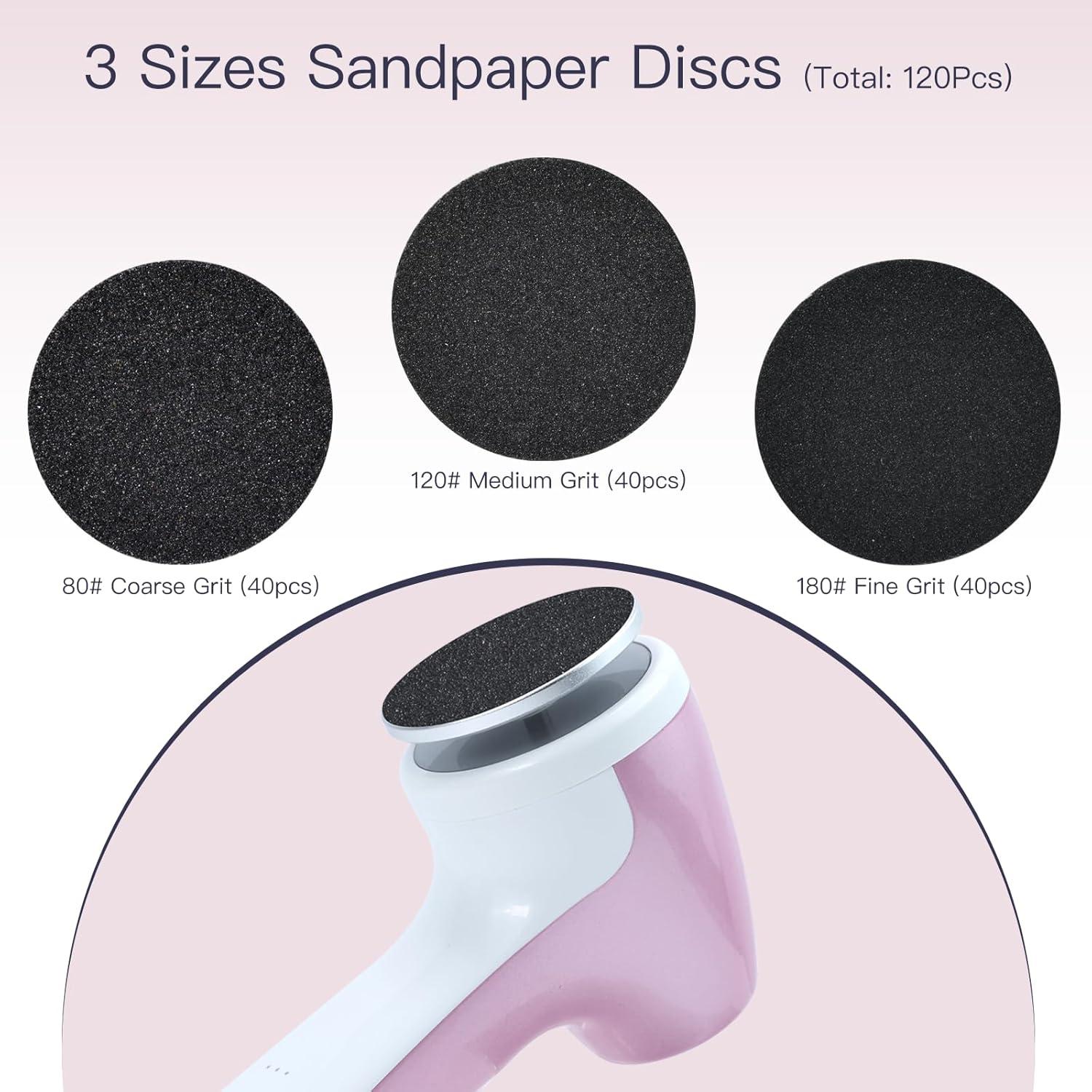 Removedor de Callos Eléctrico AprElm E7 Rosa 1000 RPM 120 Discos