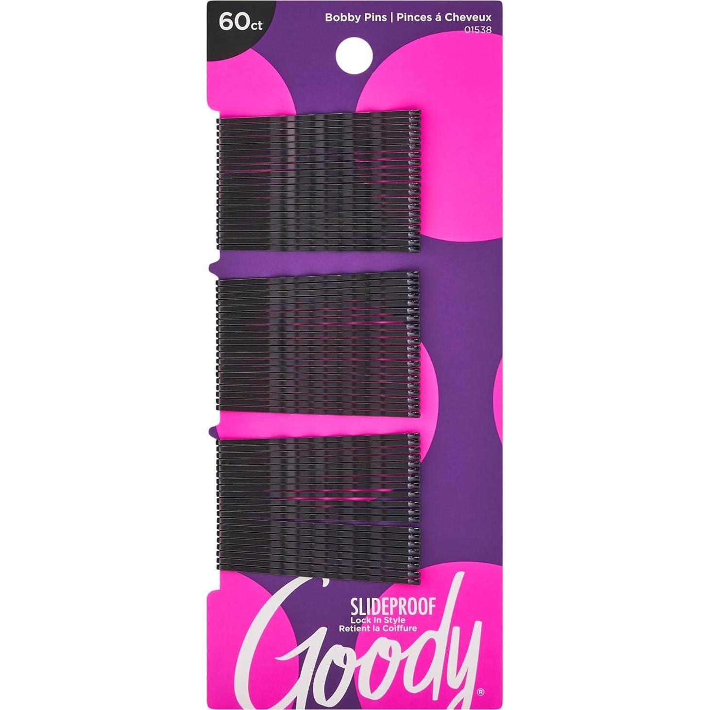 Kit de Horquillas Negras Goody 255 Unidades + Soporte Magnético