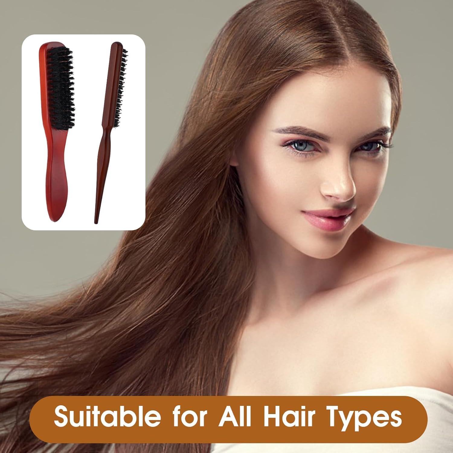 Conjunto de Cepillos para Cabello Bewudy 5 Piezas Nylon Madera