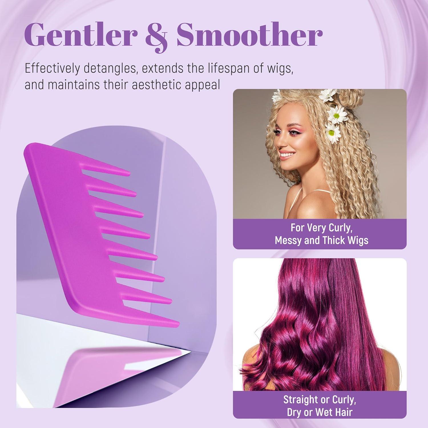 Juego de Cepillos y Peines para Pelucas Stylemate - 2 Piezas