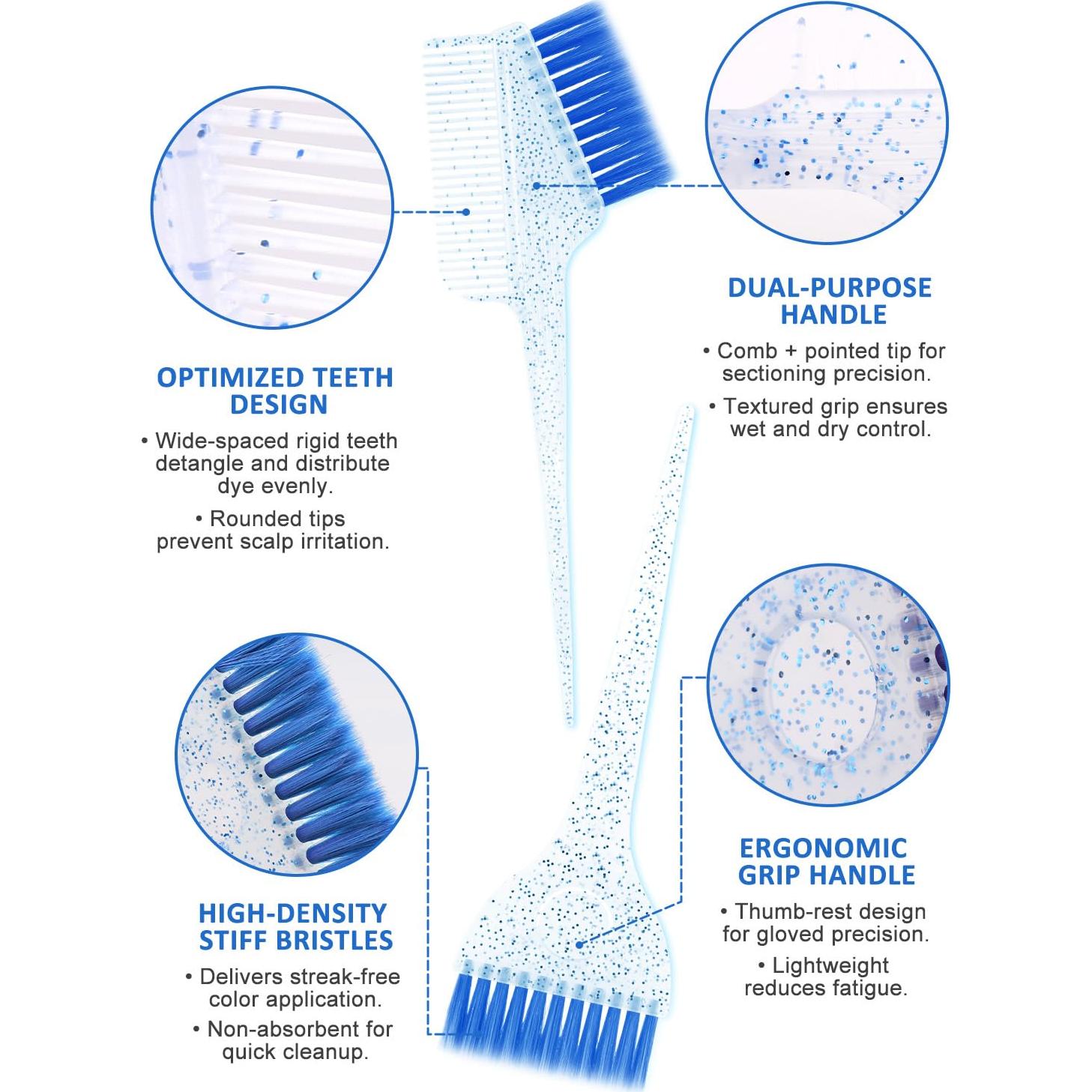 Kit de Decoloración y Tinte para Cabello 19 Piezas YOOVR