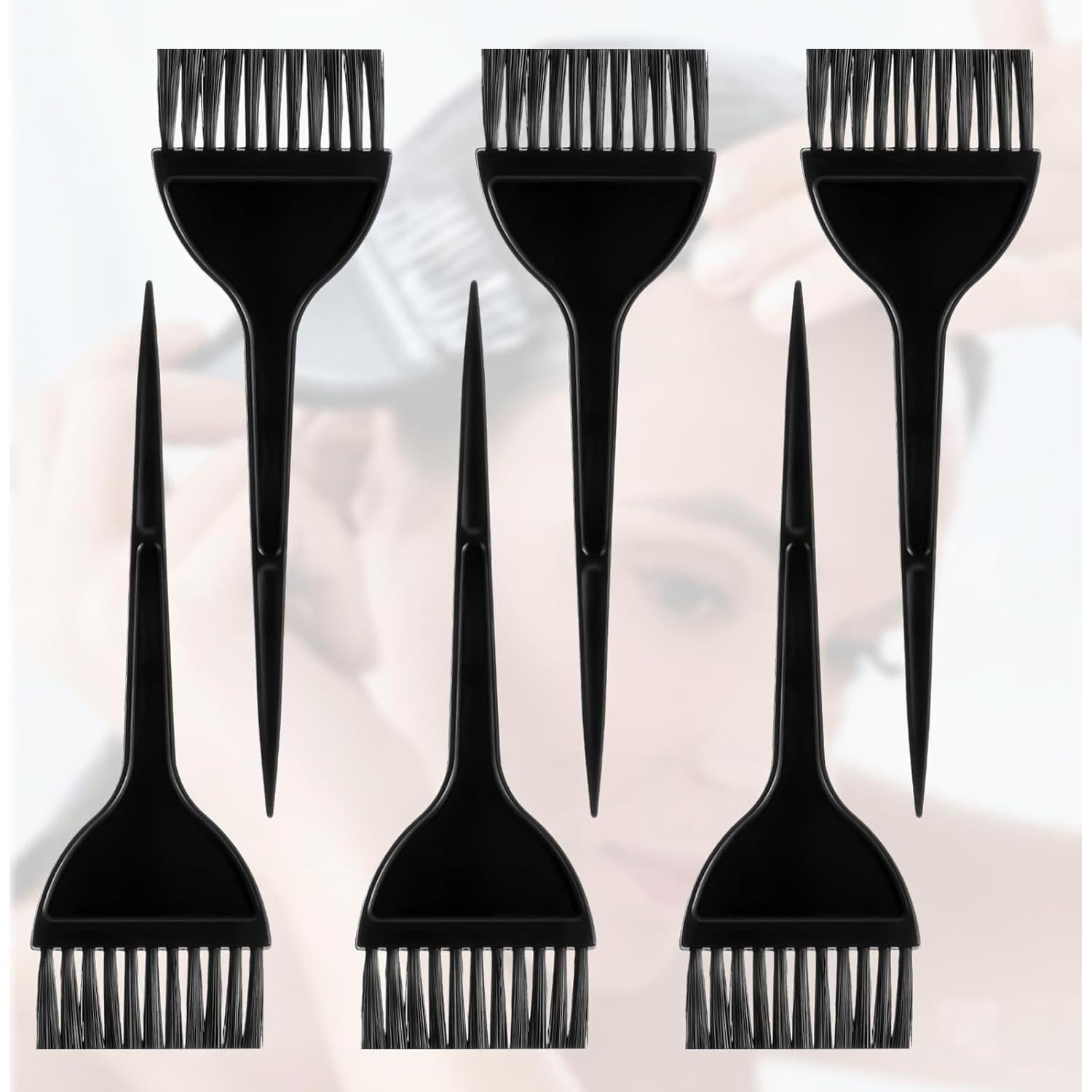 Juego de 6 Brochas para Teñir el Cabello JIYIN - Profesional