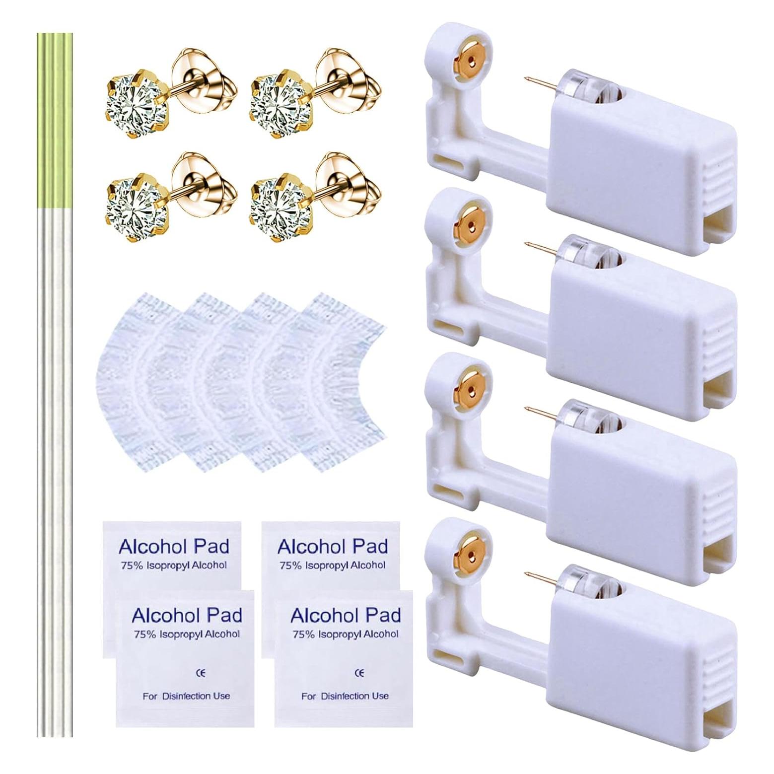 Kit de Perforación de Orejas Hermosa 20 Pcs con Pendientes 5mm