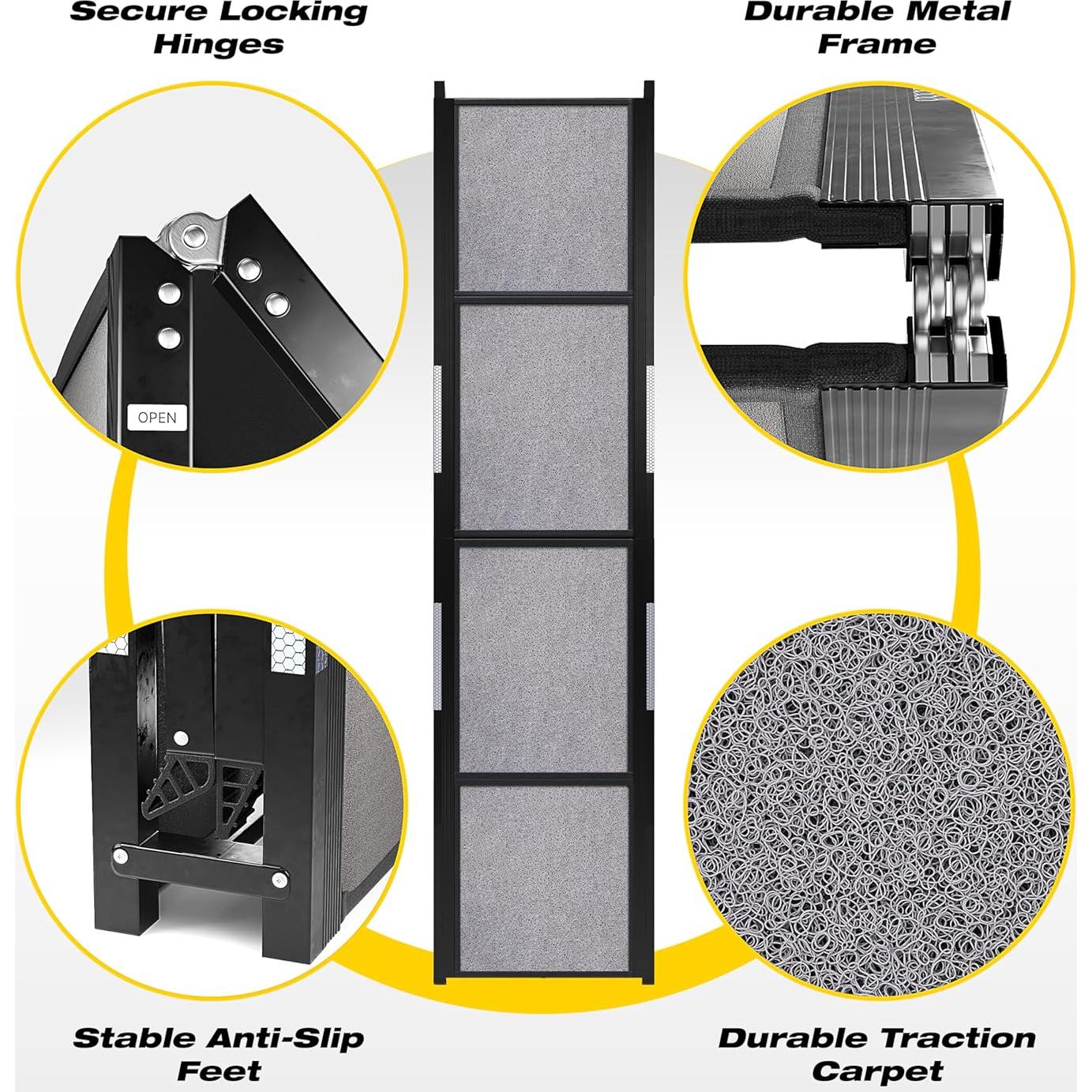 Rampa Plegable para Perros Pathosio Pets 160 cm Antideslizante