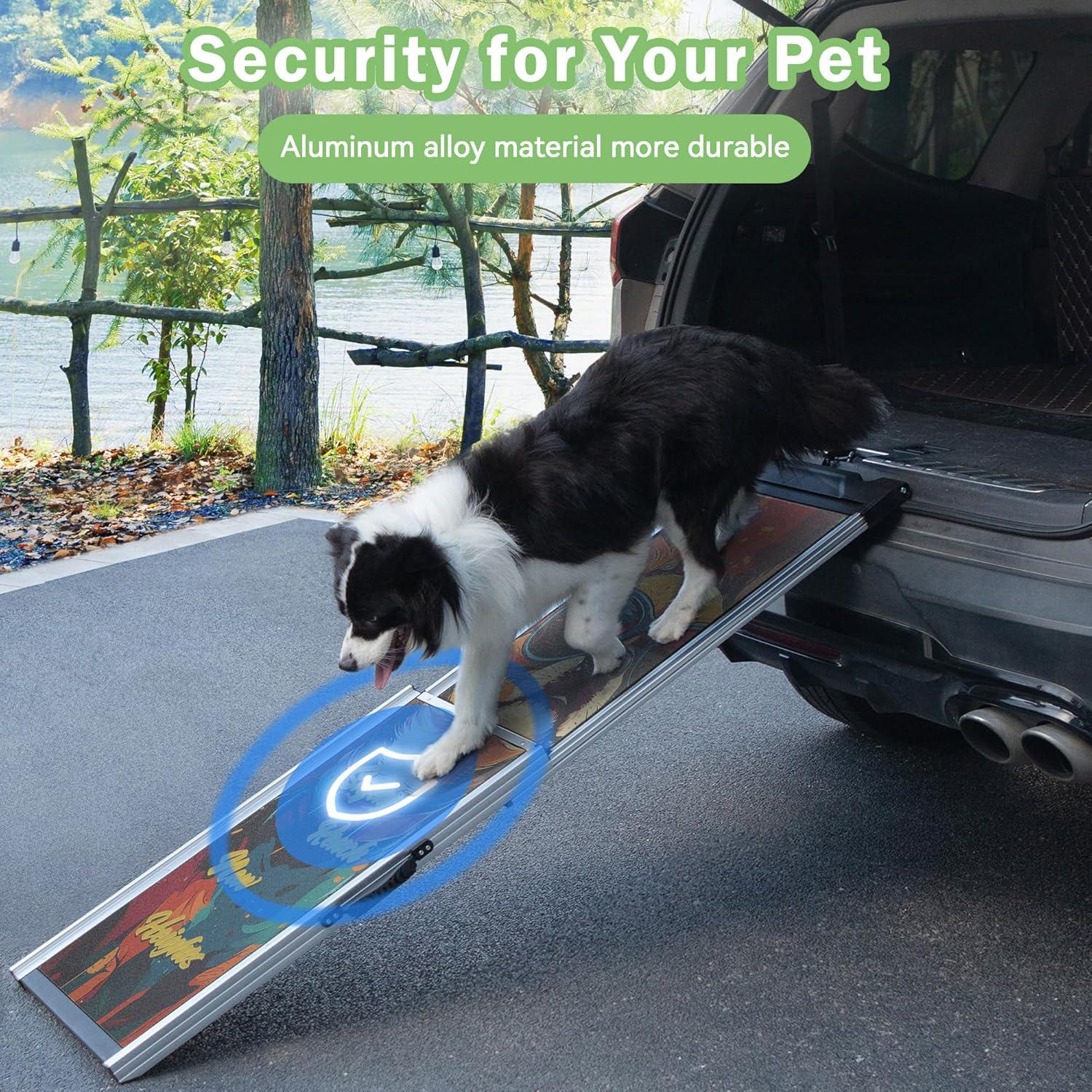 Rampa Telescópica para Perros COZIWOW - Aluminio 150KG