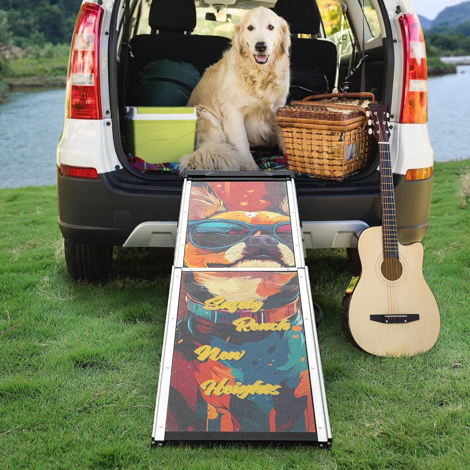 Rampa Telescópica para Perros COZIWOW - Aluminio 150KG