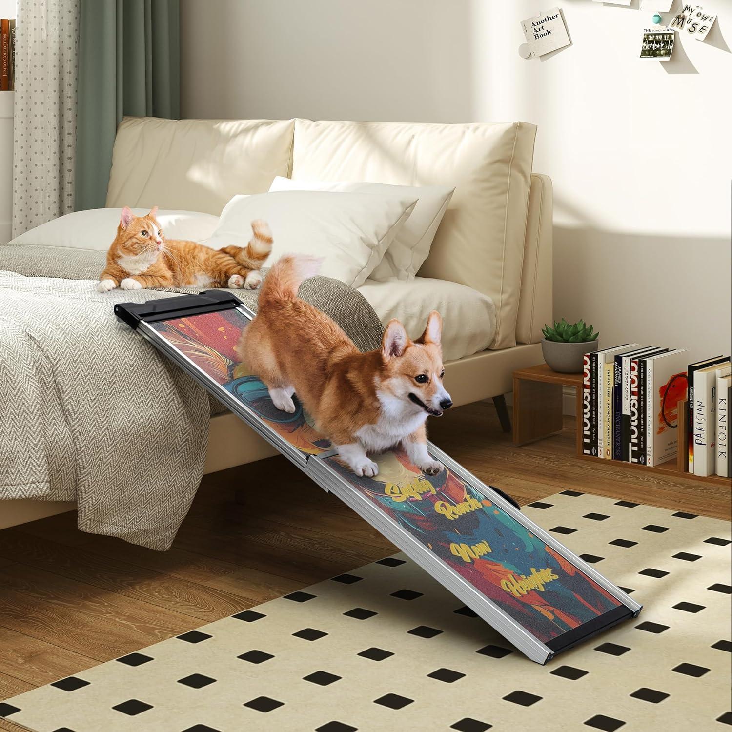 Rampa Telescópica para Perros COZIWOW - Aluminio 150KG