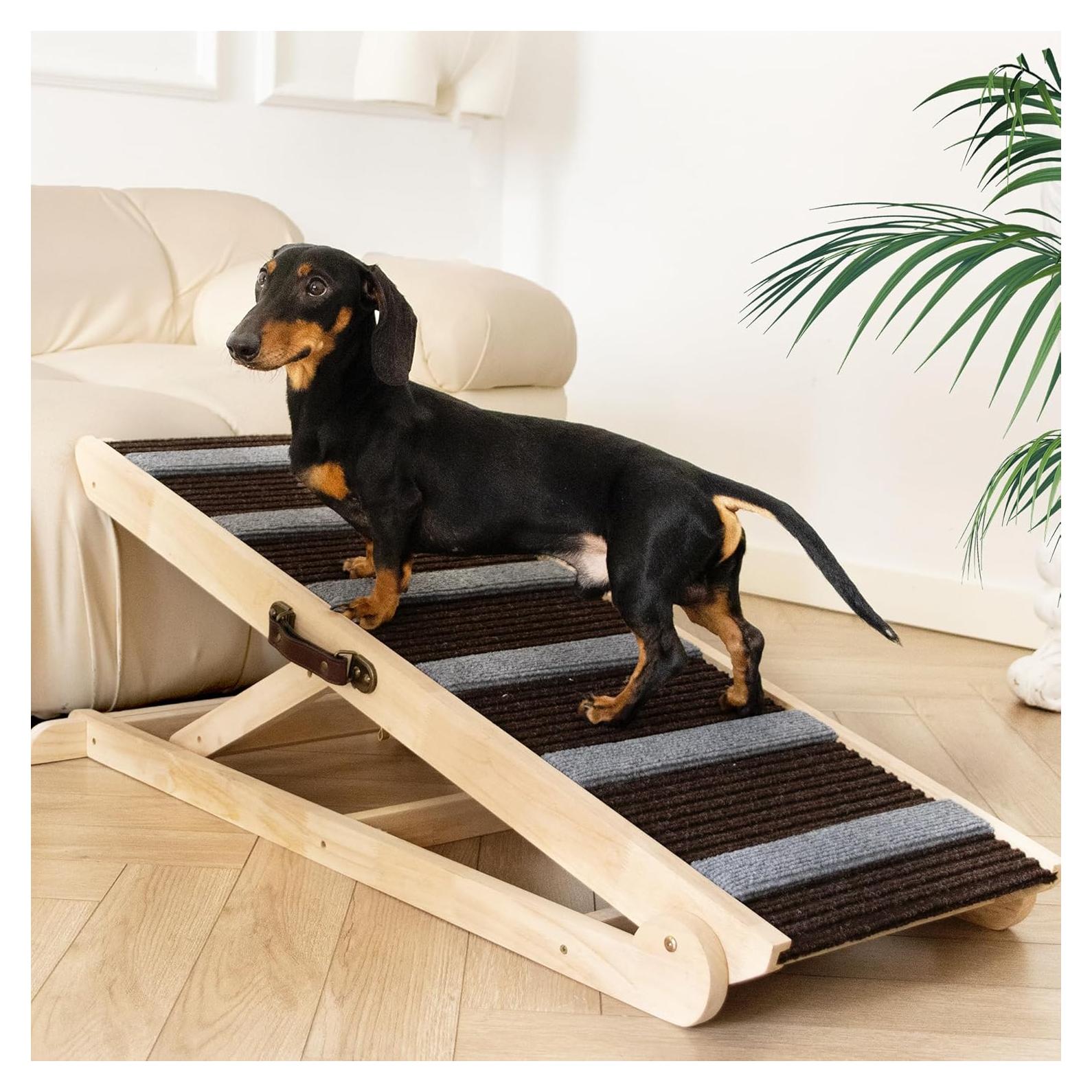 Rampa para Perros Plegable UNQBWE 6 Alturas Antideslizante