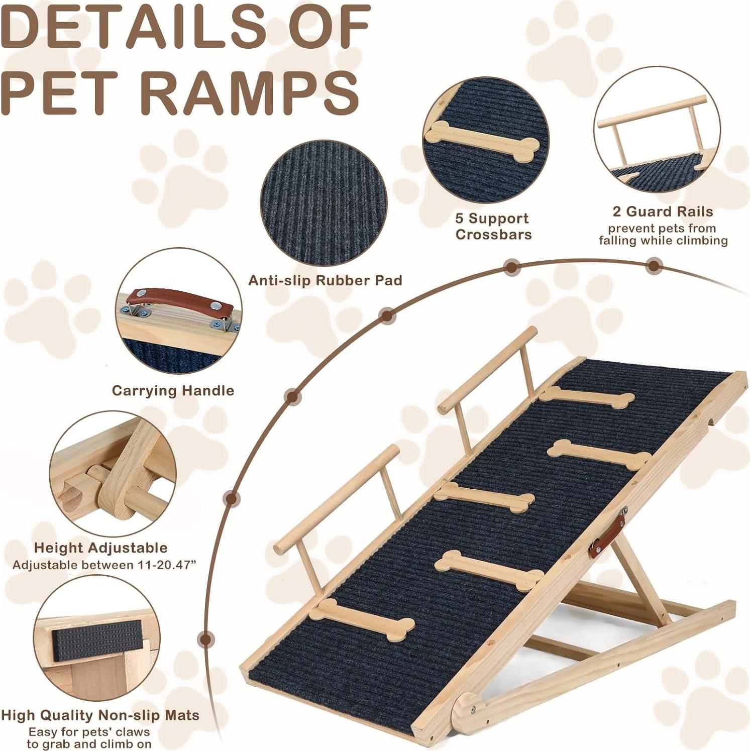 Rampa Plegable para Perros y Gatos Outdoor Diamond 101.6 cm