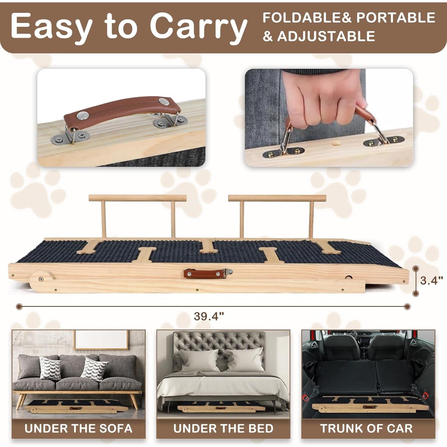 Rampa Plegable para Perros y Gatos Outdoor Diamond 101.6 cm