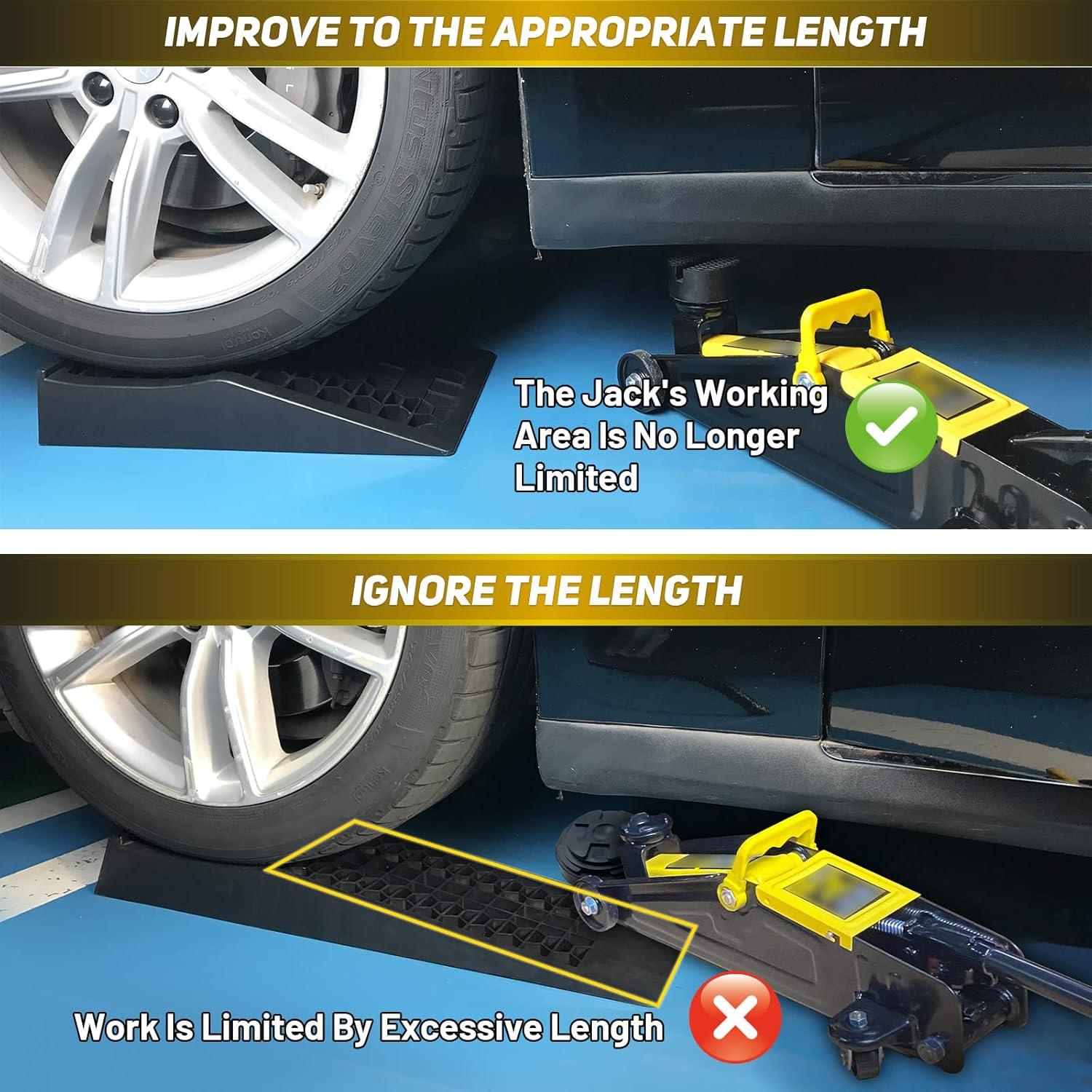 Rampas de Coche HOXWELL para Vehículos de Bajo Chasis 2PCS