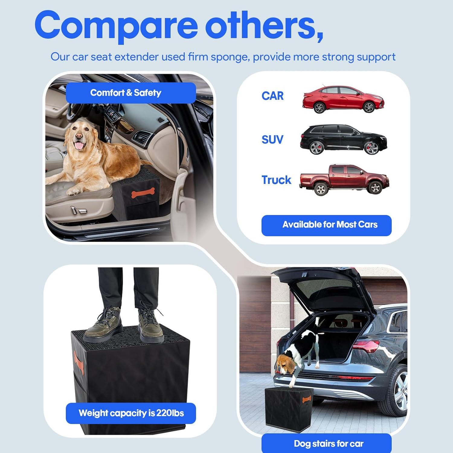 Extensor de Asiento Trasero para Perros NOVOLAB Grande Negro