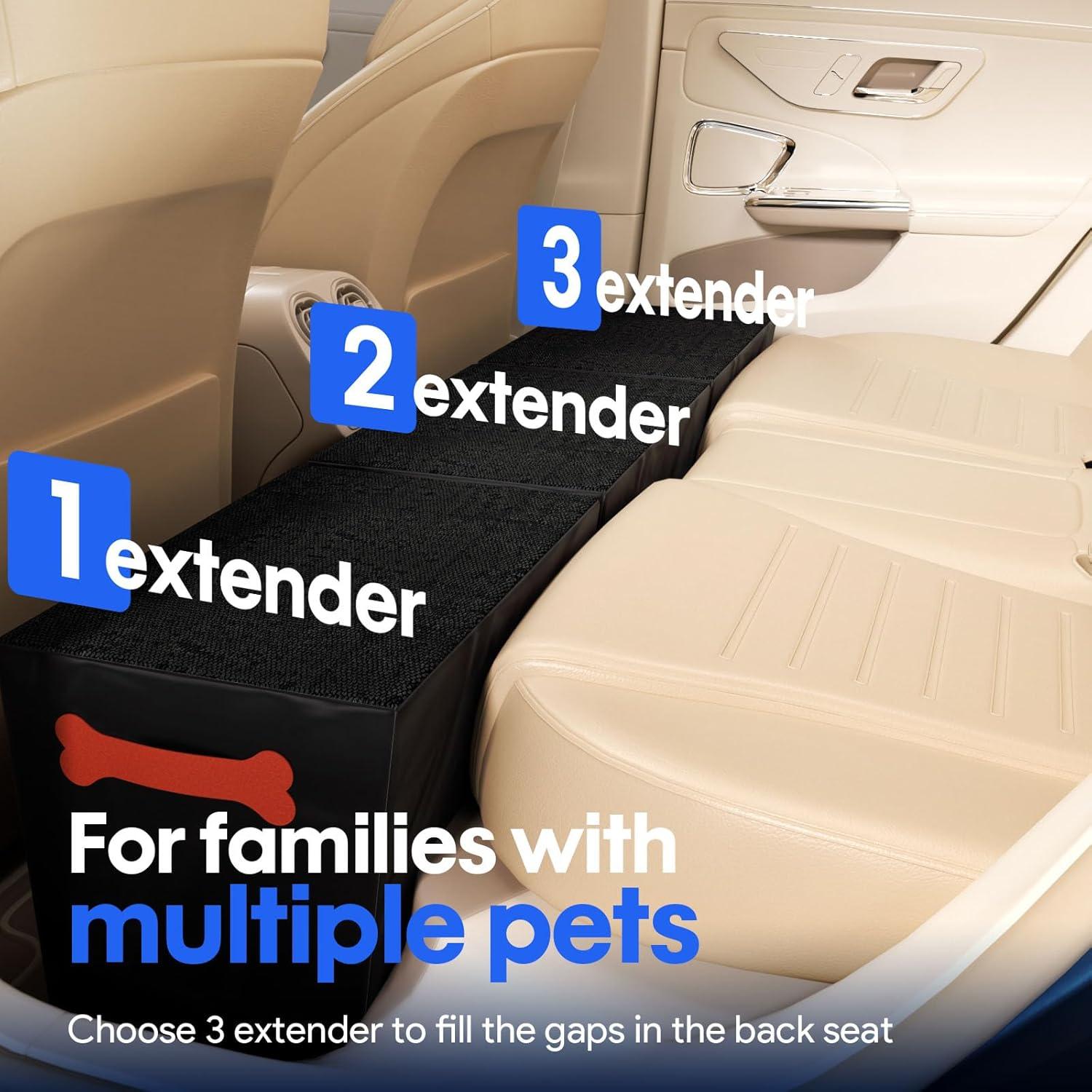 Extensor de Asiento Trasero para Perros NOVOLAB Grande Negro