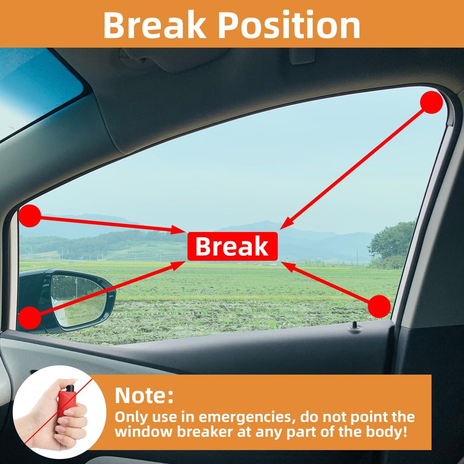 Juego de 10 Rompedores de Ventanas y Cortadores de Cinturón JINRUITOP