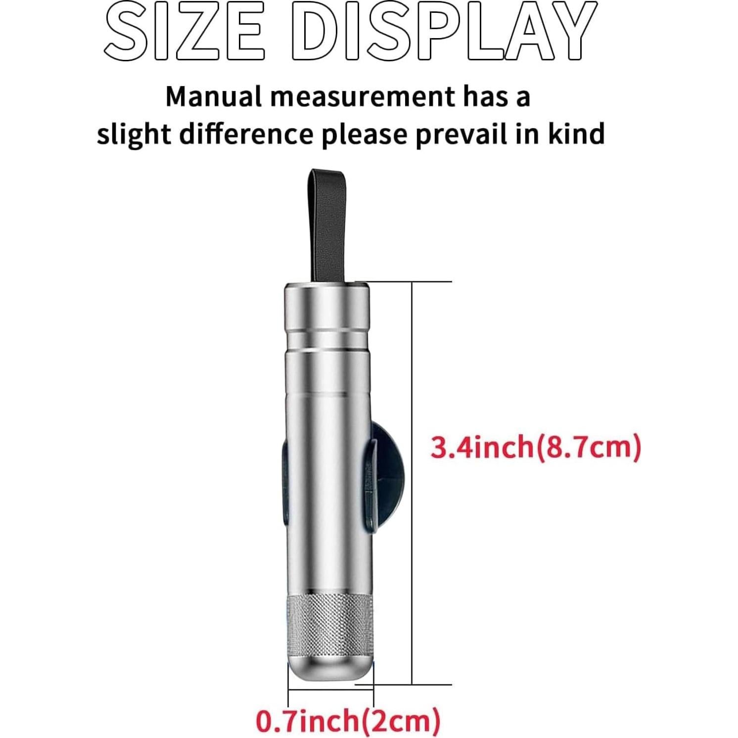 Cortador de Cinturón y Martillo de Vidrio Yeria 2-en-1 Rojo