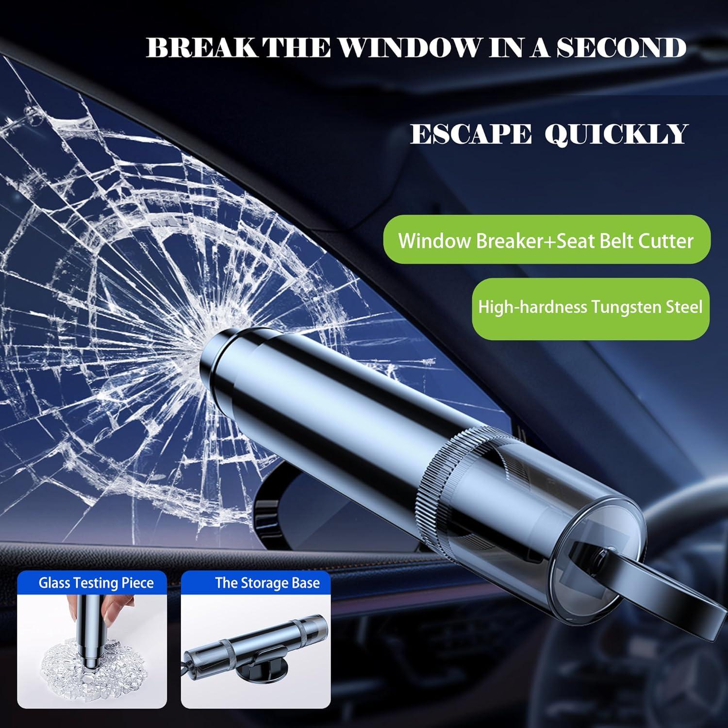 Martillo de Escape 2 en 1 EJYARC LP-Car 001 Negro