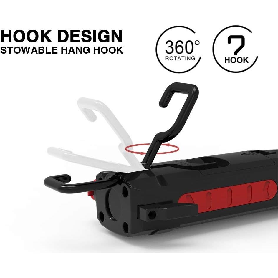 Maksone Herramienta de Emergencia 2 en 1 con Linterna LED