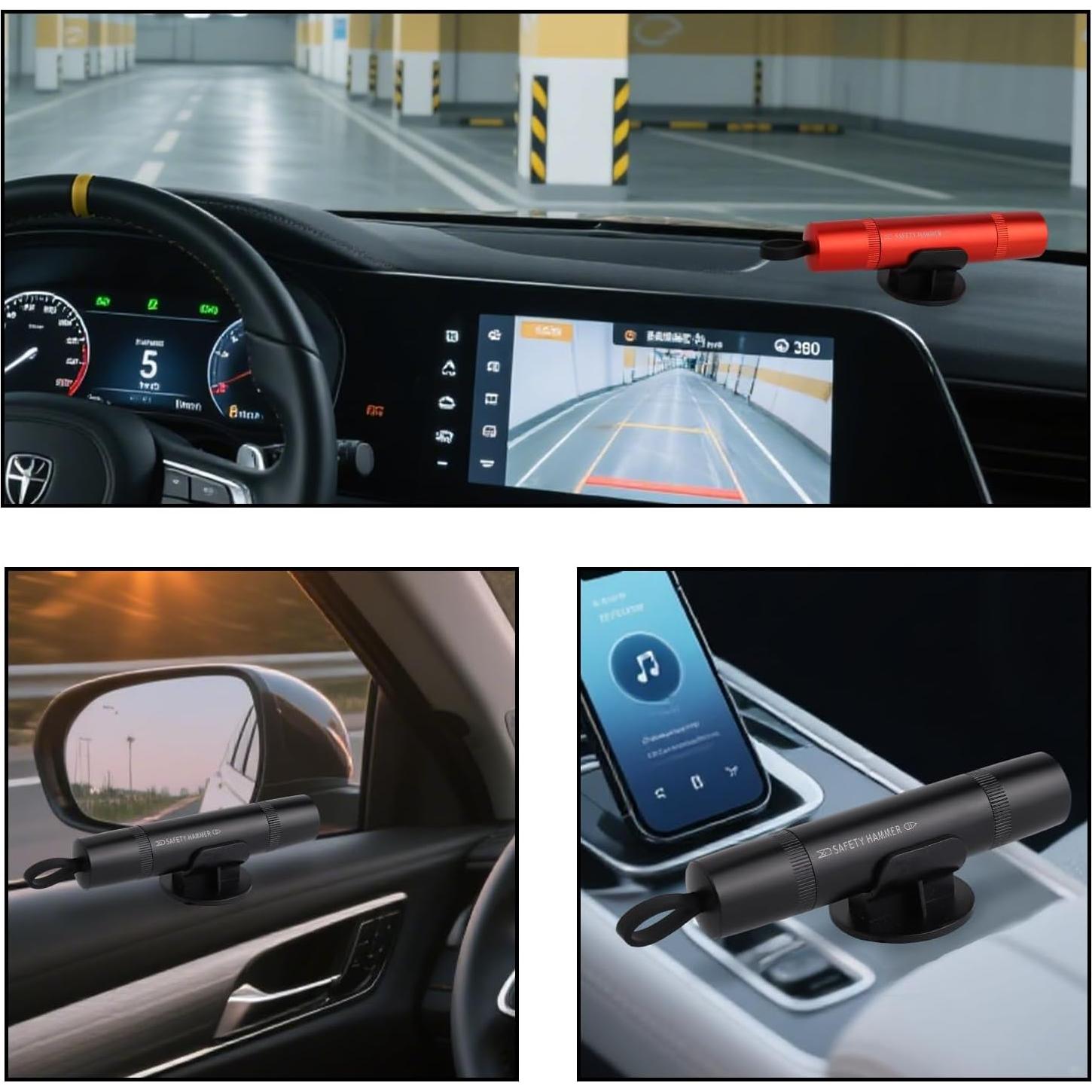 Herramienta de Escape de Coche Penitue F35025 2 en 1 Martillo y Cortador