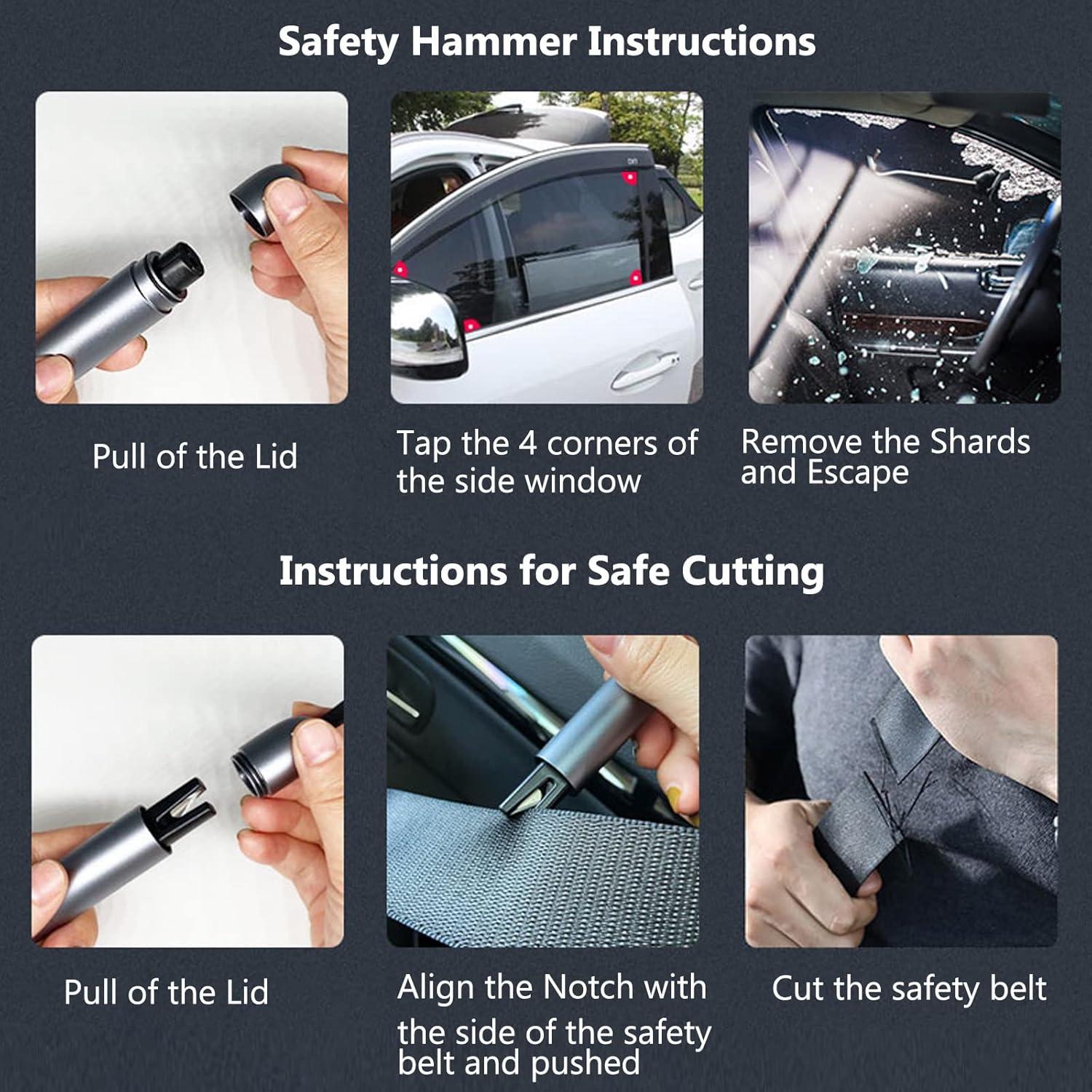 Herramienta de Escape de Auto COOSKIN VS-A2 2 en 1 Plata