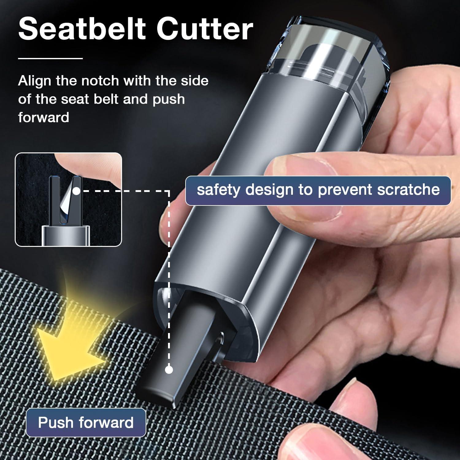 Cortador de Cinturón y Rompedor de Ventanas MOTORBUDDY 2-en-1