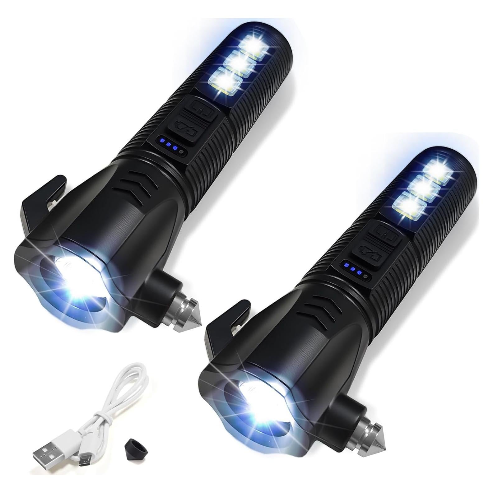 Linterna de Emergencia GEEBONFLUGENS 2000 Lúmenes USB 108g